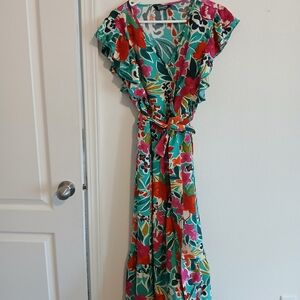 BloomChic Multicolor Floral Maxi Dress